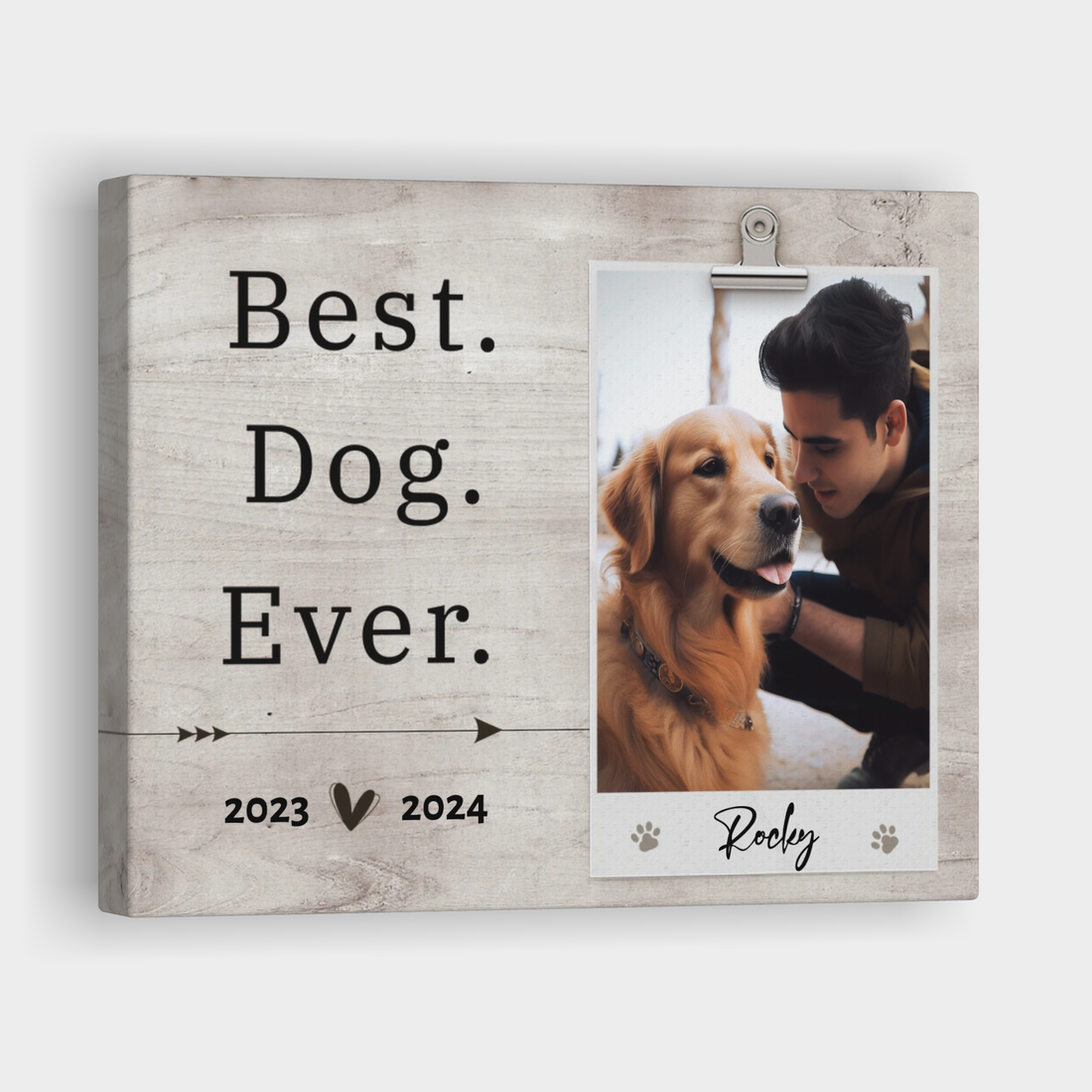 Best Dog Ever - Personalized Pet Memorial Print