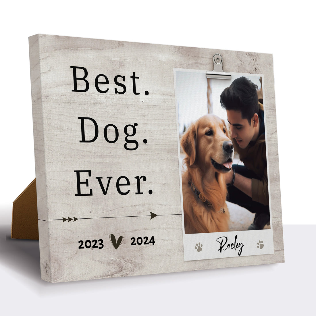 Best Dog Ever - Personalized Pet Memorial Print
