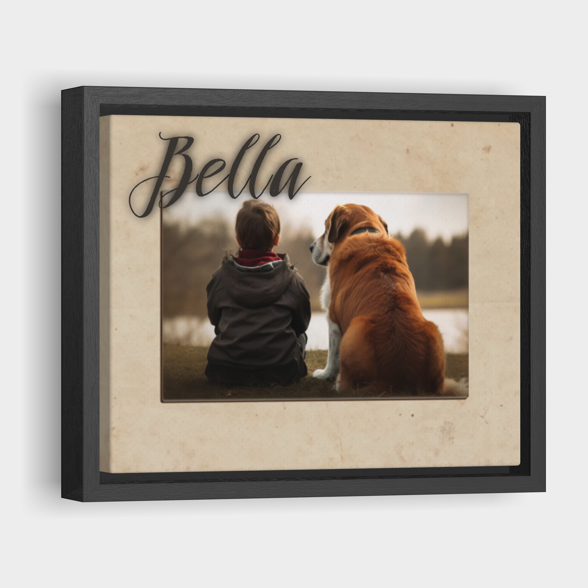 Forever in Hearts - Personalized Pet Memorial Print