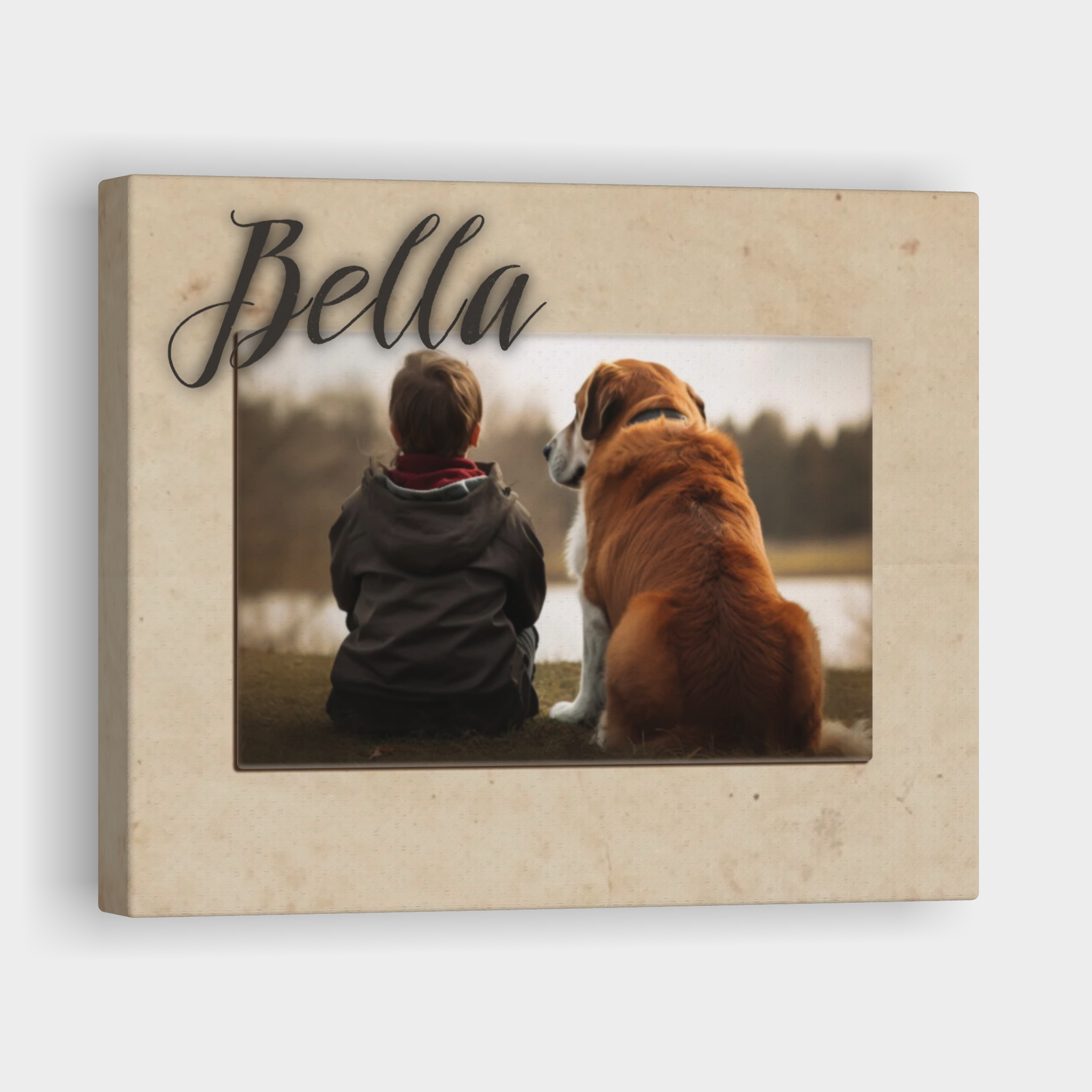 Forever in Hearts - Personalized Pet Memorial Print
