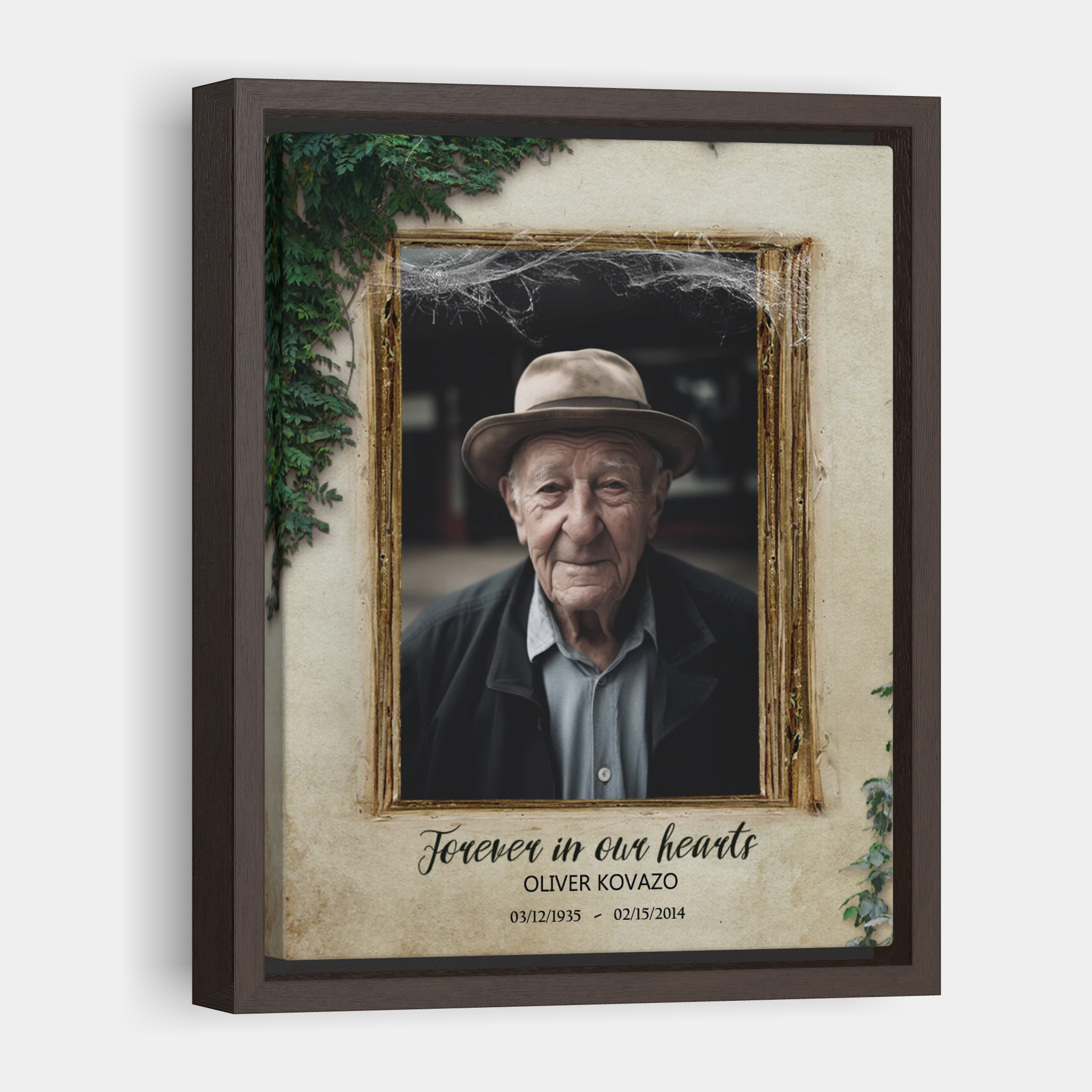 Forever in Our Hearts, Vertical- Personalized Memorial Print