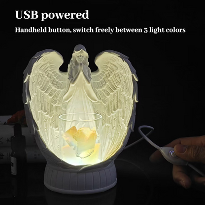 Angel Hug Pet Fur Keepsake Lamp - PRESALE