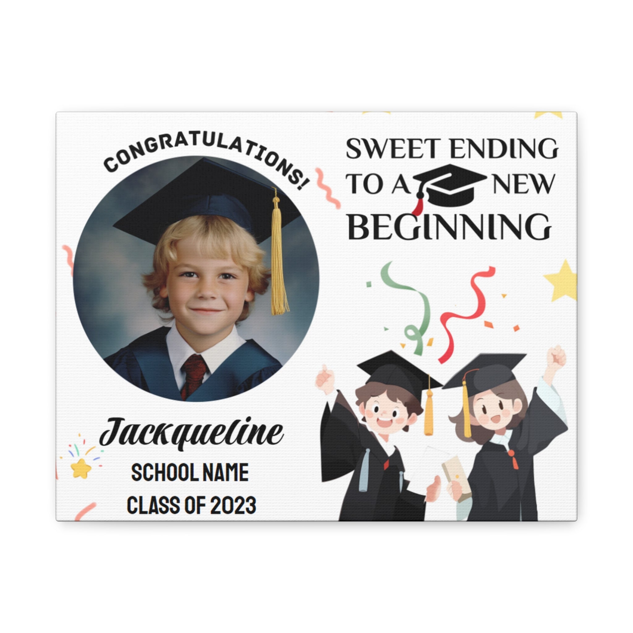 Sweet Ending to A New Beginning - Personalized Graduation Gifts