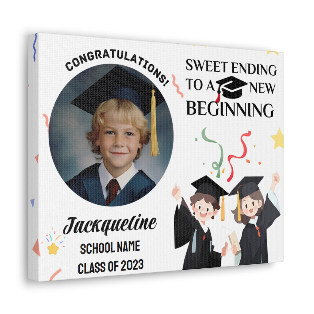 Sweet Ending to A New Beginning - Personalized Graduation Gifts
